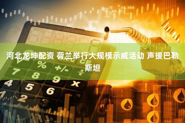 河北龙坤配资 荷兰举行大规模示威活动 声援巴勒斯坦